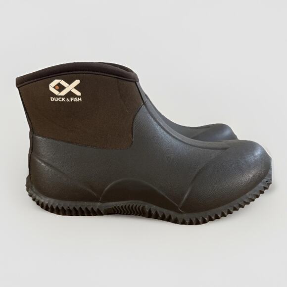 Duck & Fish Neoprene Warm Rubber Ankle Boot 100% Waterproof Women’s Size 6 - Picture 4 of 7